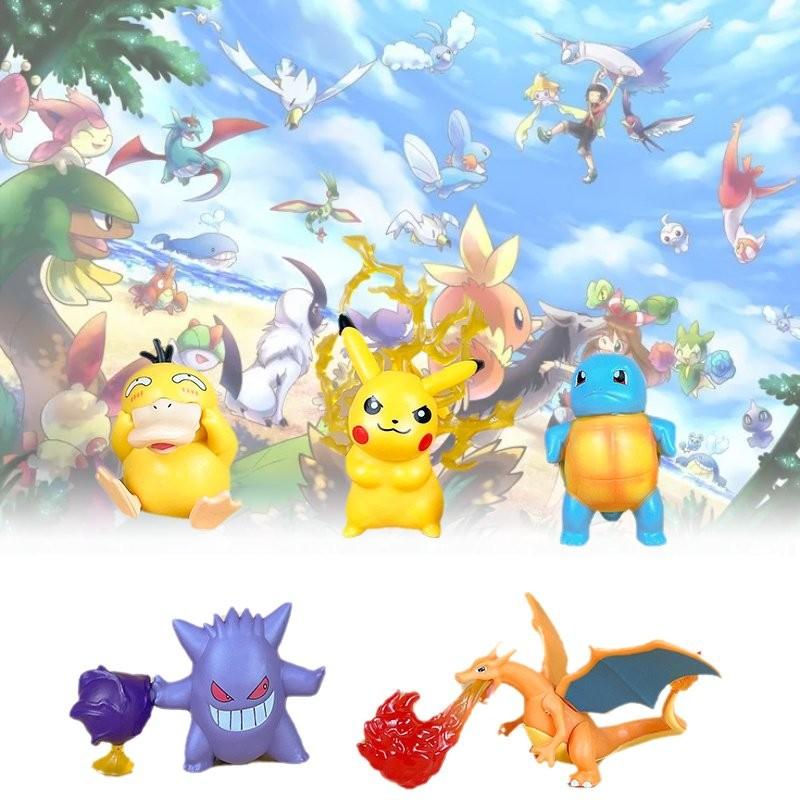Character 5pcs Pvc Toy Doll Model Decoration Ornaments Gift Christmas
