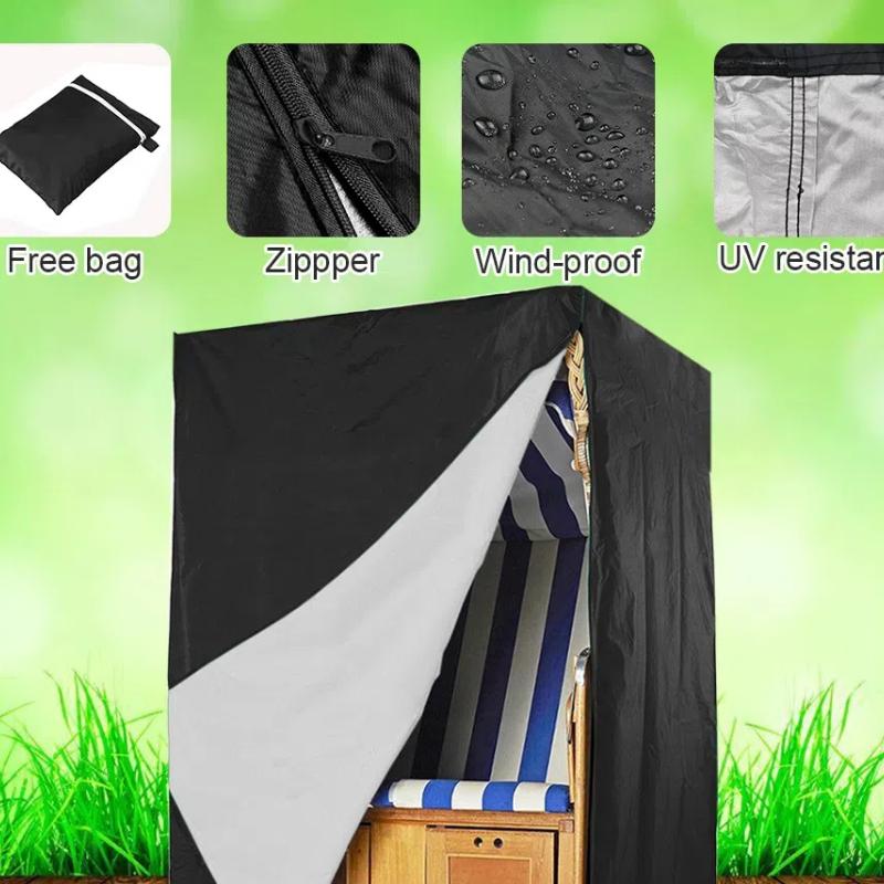 Outdoor Beach Chairs Furniture Covers, Courtyard Dust Covers 210 Oxford Cloth Multi-color Waterproof Covers Sunscreen Covers