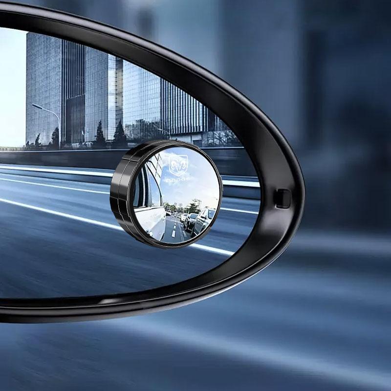2 szt. Regulowane 360 stopni samochodowe lusterko wsteczne do martwego pola kąt dla Dodge Journey Caliber Challenger Charger Ram 1500 Stratus Dart Dakota Durango