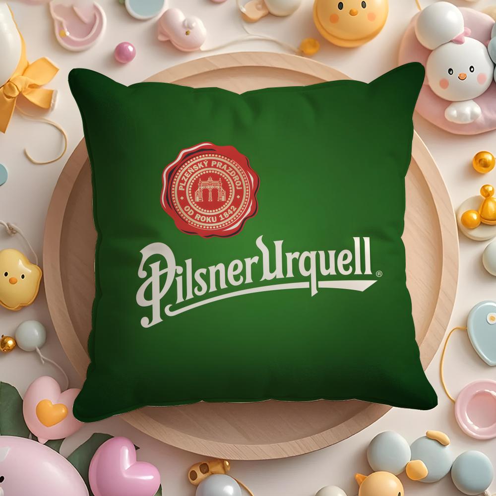 

P-Pilsner-U-UrquellS Pillow Case Soft Plush Fabric Double-Sided Printed Cushion Cover Warm Winter Sofa Pillow Case 30cmx30cm