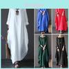 Qualidade Premium Vestido Maxi Casual de Algodão Folgado Oversized de Gola Redonda para Mulheres para um Estilo Descontraído