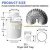 L8RE 3 in 1 Indoor Dryer Vent Set Lint Catcher Bucket Box Dryer Ventilation Replace