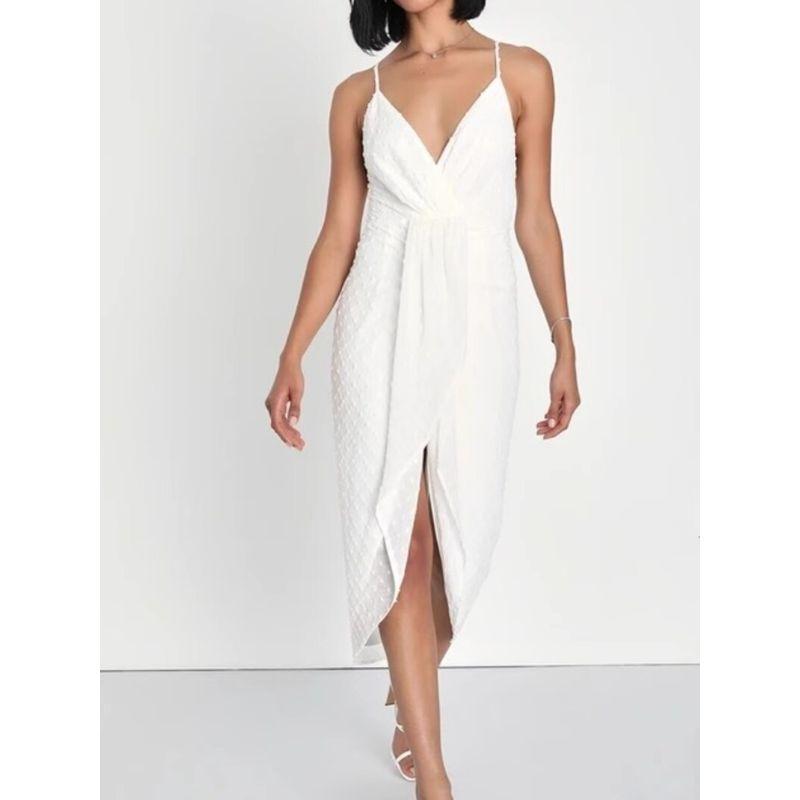 Export Single Lu Home 2024 Summer Sling Open Back Twisted Ruched Tihua Style Elegant Elegance Irregular Dress