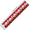 Valentine Table Runners 72 Inches Long, Red Rose Valentine's Day Runners for Table Holiday Anniversary Wedding Kitchen Dining Table Decorations