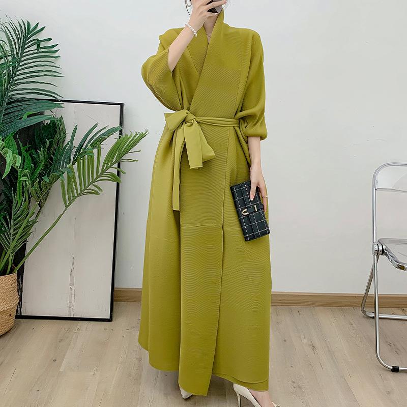 Brand Women's Plus Size Color Block Batwing Sleeve Long Trench Coat
