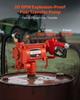Fuel Transfer Pump 230V, 20 GPM 76 L/min, AC Electric Oil Transfer Pump, with Auto Shut-Off Fuel Nozzle & Discharge Hose, High Flow Kit for Gasoline,