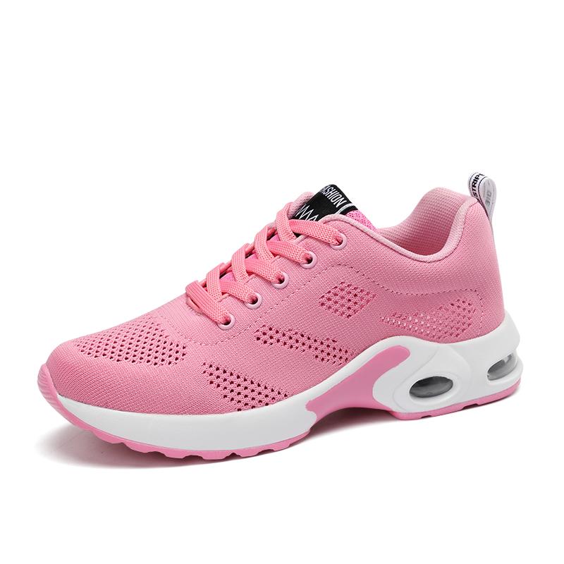 Breathable Mesh Women's Running Shoes Fashion Air-cushion Casual Sneakers Platform Shoes Fitness Dancing Sports Shoes