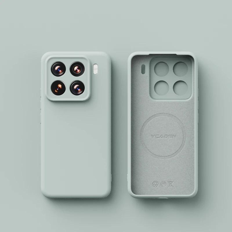 Für Magsafe Flüssigsilikon Hülle Für Xiaomi 17T 17TPro Magnetisches Kabelloses Laden Matt Weiche Hülle Für MI17T Pro Skin Bumper