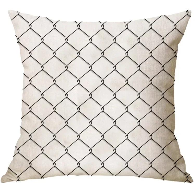 

45x45см Скандинавский Геометрический Чехол на Подушку для Дивана Офиса Домашнего Декора Наволочка для Декоративной Подушки для Кемпинга на Открытом Воздухе Автомобильная Наволочка Домашний Декор 12x12Inch