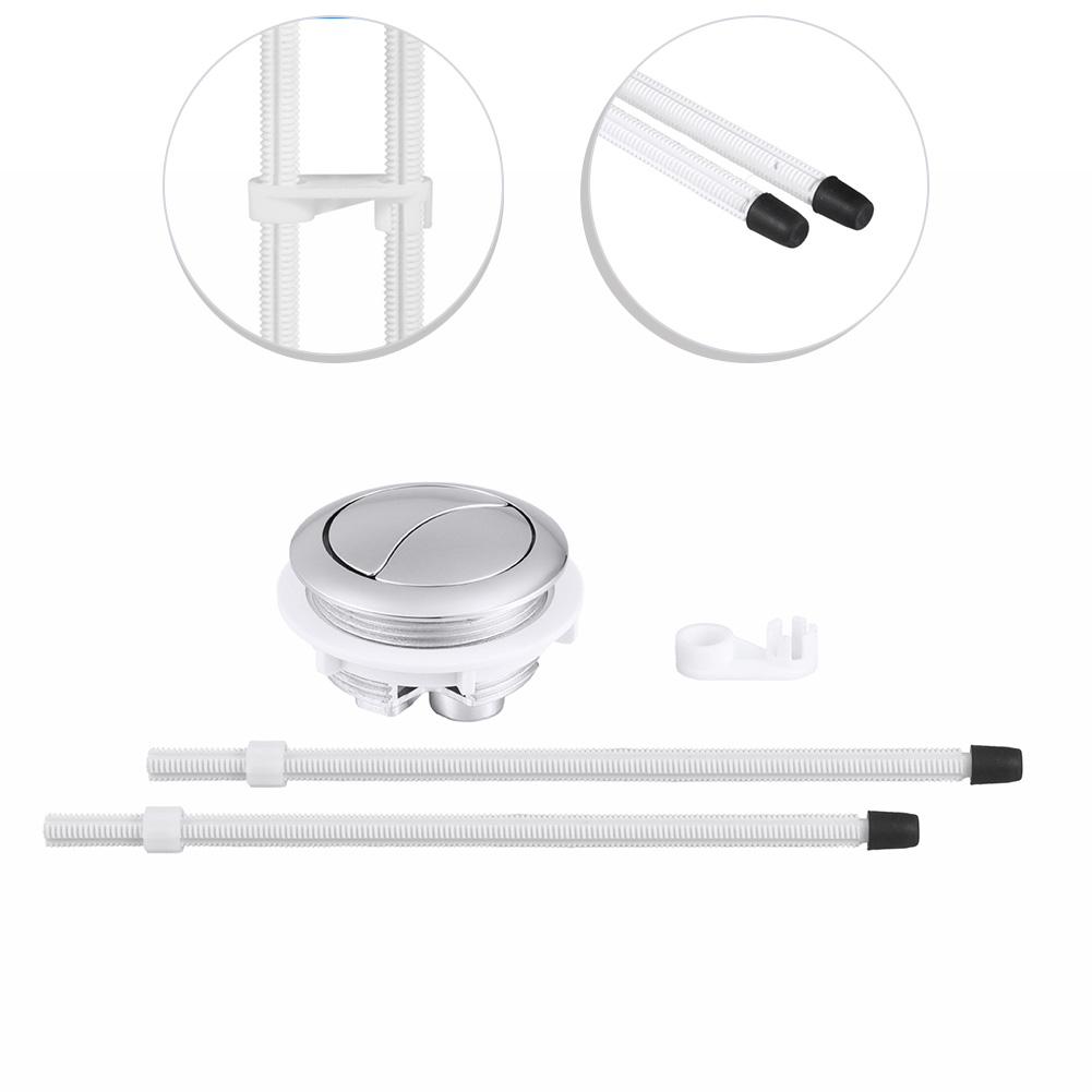 Toilet Tank Button Single Toilets Flush Button Water Tank Parts Switch Water Press Push Buttons For Toilets Hole Diameter 48mm