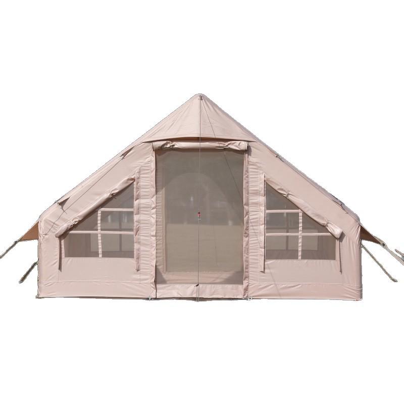 Inflatable One-Piece Tent: Windproof & Rainproof, Portable Oxford Cloth for Outdoor Camping