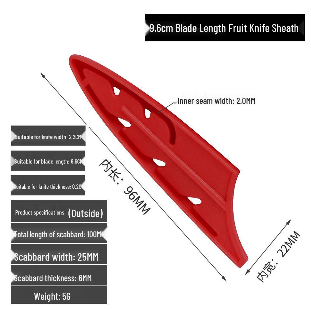 

Fast-Draining Multi-Hole PP Plastic Knife Sheath for Chef, Santoku, and Fruit Knives.