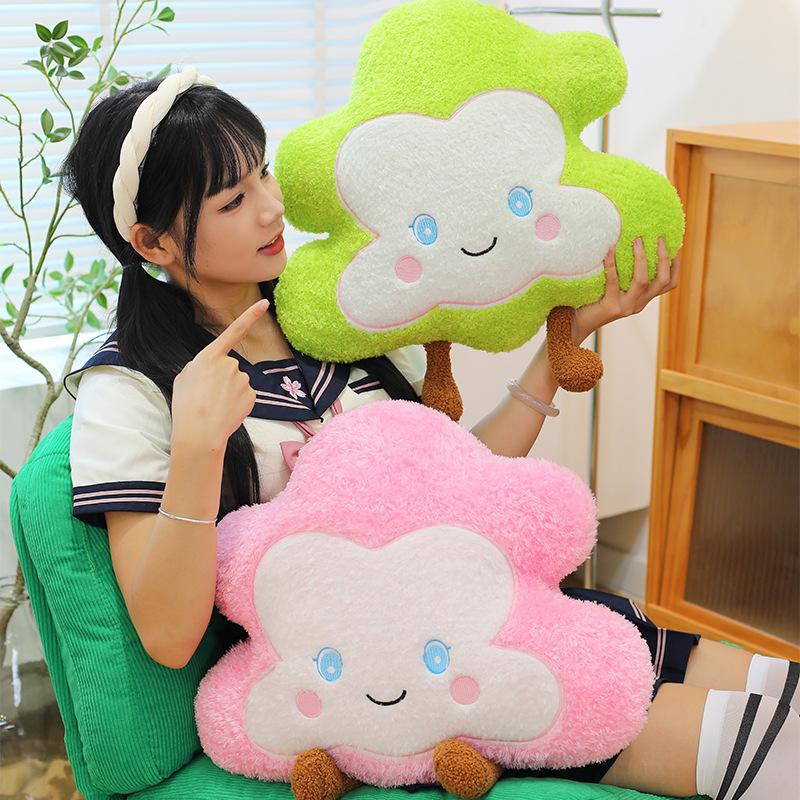 New Ins Style Cartoon Cloud Pillow for Girls Sleeping On Bed with Pillow for Living Room Sofa Children's Room Decoration Ornaments