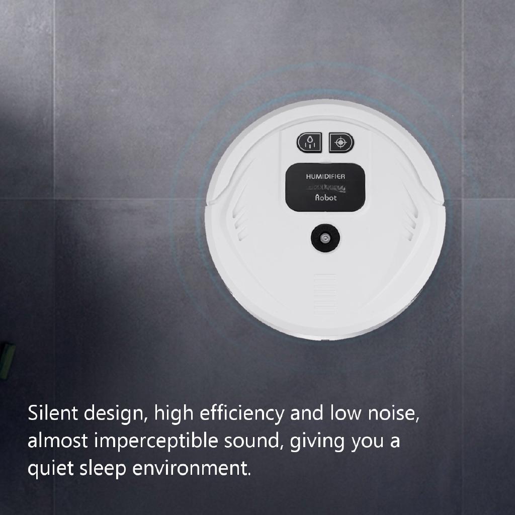 Multifunctional Fully Automatic Smart Robot Vacuum Cleaner USB Charging Sweeping Robot Dry and Wet Mop UV Disinfection Cleaner 3.6V