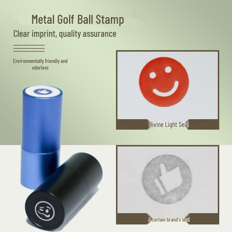 Douyin Golf Ball Waterproof Markings - Quick-Drying Metal Stamp with Personalized Logo Design