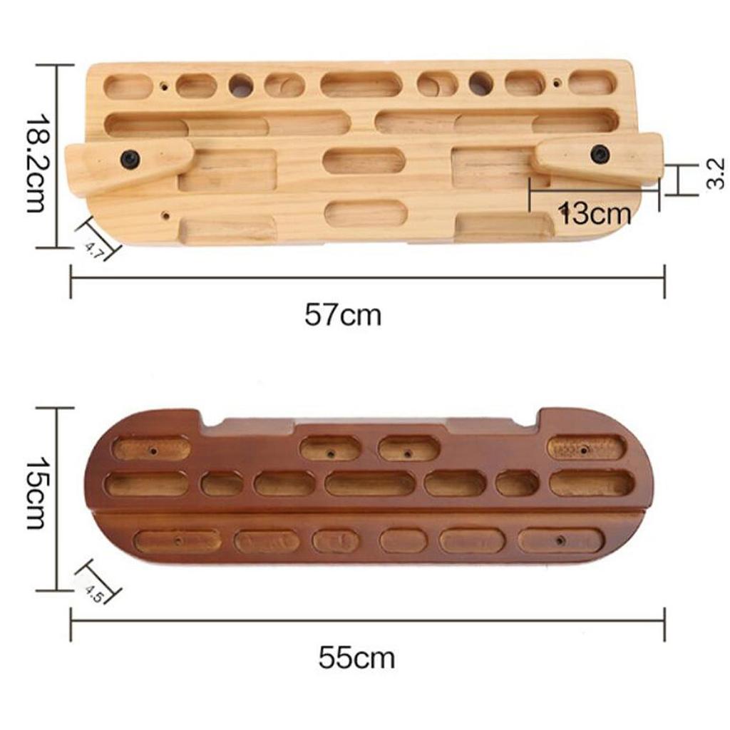 Climbing Hangboard Fingerboard Building Core Strength Hand Grip Strengthener Rock