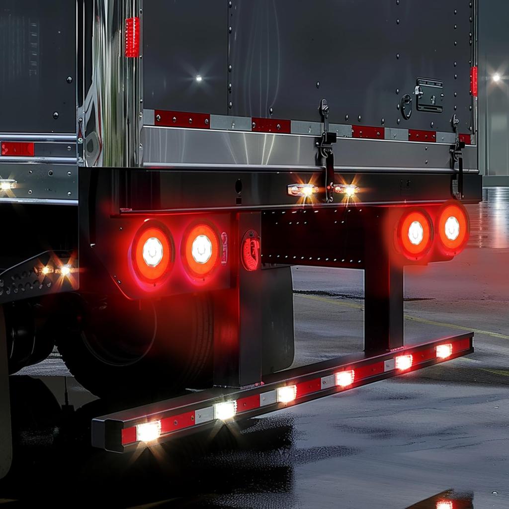 Ygmylandbb Truck Tail Lamp LED 24V Trailer Tail Light Round