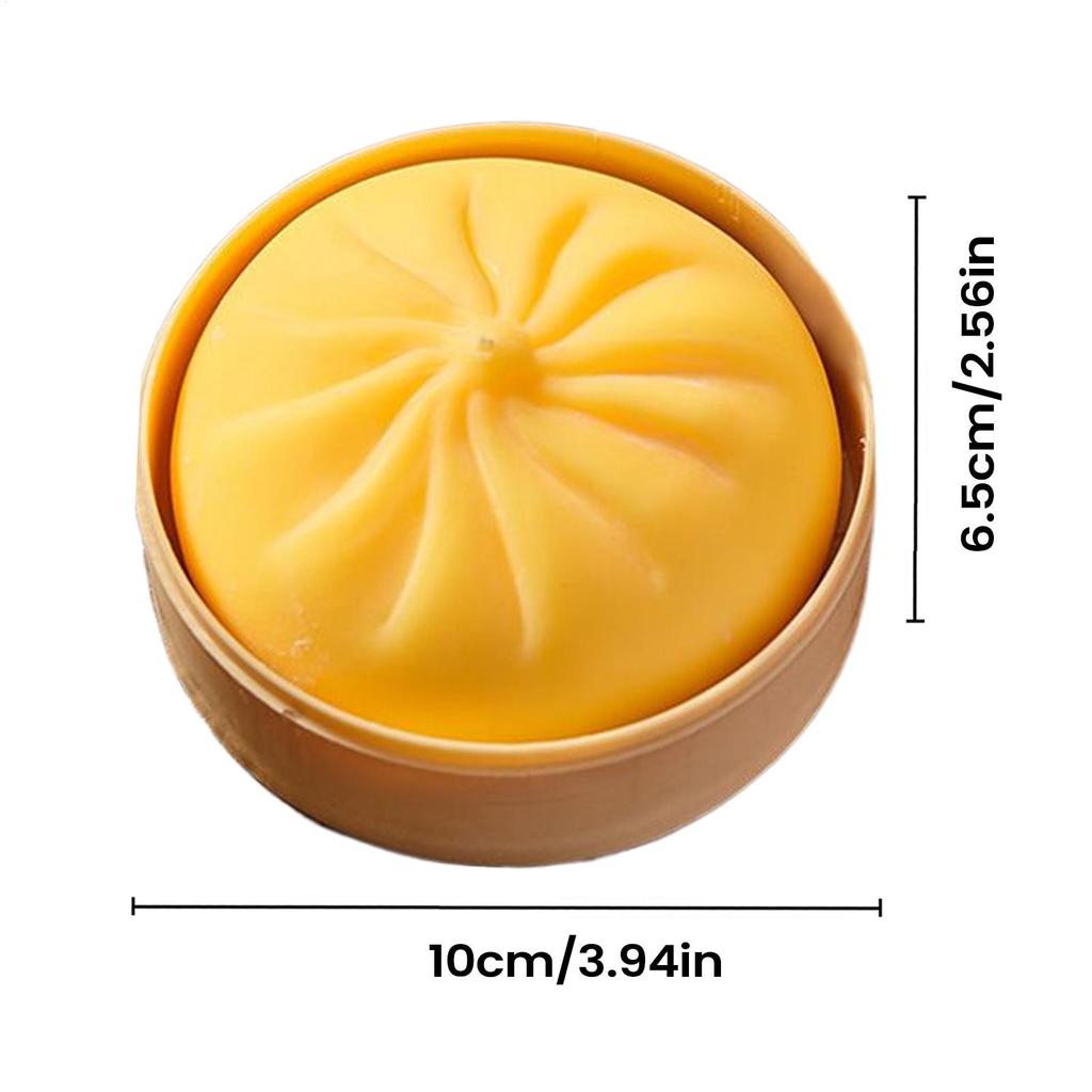 Fidget Squeeze Toy Rebound Calming Steamed Bun Sensory Squeeze Toy for Children Girls Students Adults Classroom Home Dorm
