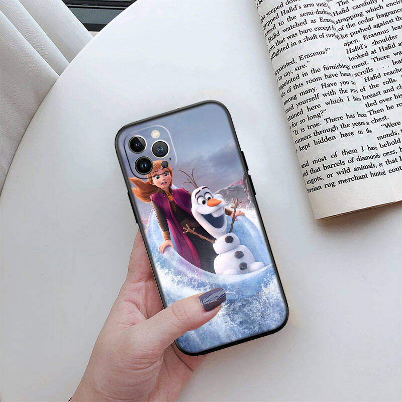 RT49 Frozen Olaf Elsa Anna Phone Case for iPhone 7 8 11 12 13 14 15 16 17 16E XS Pro Max XR X SE Air
