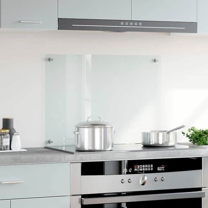 VidaXL Dosseret de cuisine Transparent 70x50 cm Verre trempé 249467