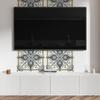 Panel Samoprzylepny Z Nadrukiem - Idealny Do Kuchni 120X60 Cm Wzór Kwiatowy Z Ornamentami