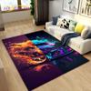 3D Racing Sports Car Soft Area Rug Large,Carpet Rug for Home Living Room Bedroom Sofa Doormat Decor,Kid Play Non-slip Floor Mat
