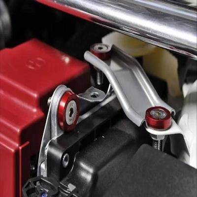 10 peças M6 JDM Carro Modificado Hex Fixadores Fender Arruela Pára-choque Motor Côncavo Parafusos Car-styling