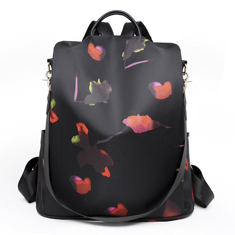 Rucksack Damen Große Kapazität Oxford Stoff Rucksack Mode Schultasche Vintage Rucksack