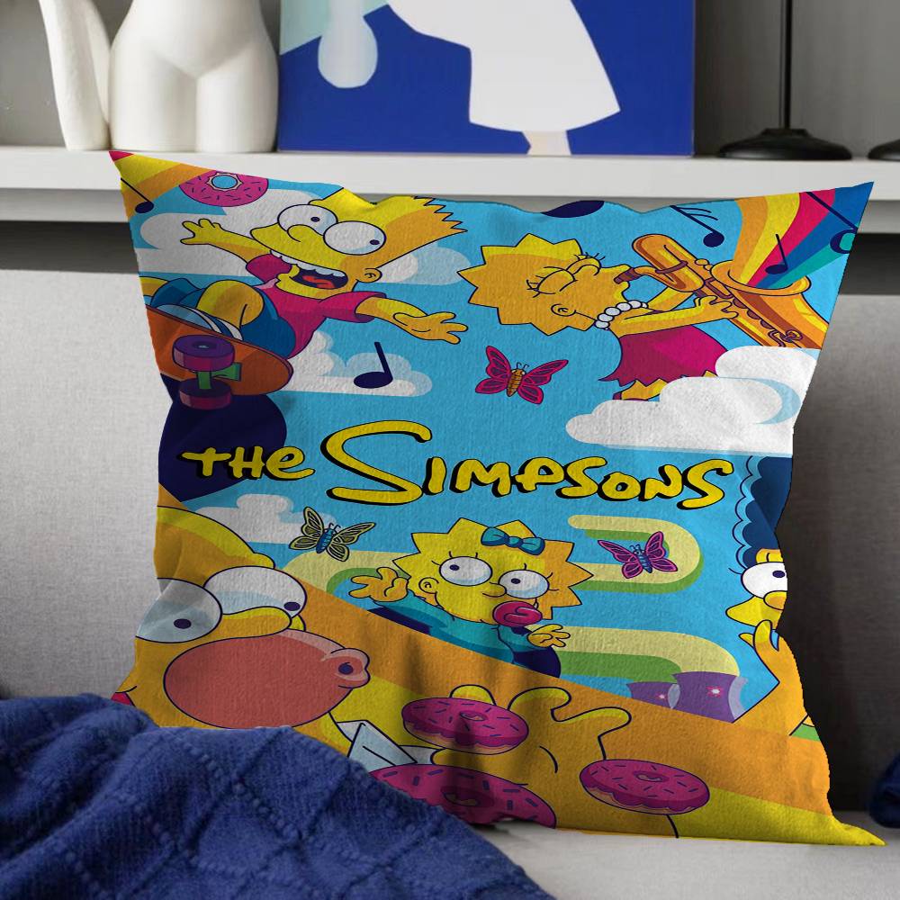 Cartoon T-The Cool S-Simpsons Pillowcases Home Bedding Decorative Pillow Cover Wedding Super Soft Pillow Case