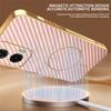 For Motorola Moto G35 5G Phone Case Carbon Fiber Textured Electroplated TPU Back Cover