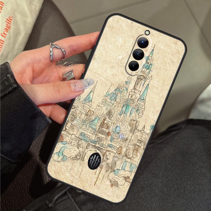 

Princess and Castle Case For ZTE Nubia RedMagic 10 Pro Plus 11 9 8 8S 9S 10S Pro 5G 5S 6 7 6S 7S Pro 11 Air Cover Red Magic 9S Pro