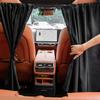 Window Shade Privacy Curtain for Cars Universal Fit Sunlight Protection Travel Nap Nighttime Camping 2 or 4pcs