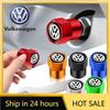 2026 Nuevo Para VOLKSWAGEN VW 4 Piezas Aleación de Aluminio Tapones de Válvula de Neumático para Rueda de Coche Para Volkswagen VW GTI R Line R32 Touareg Passat Polo Je