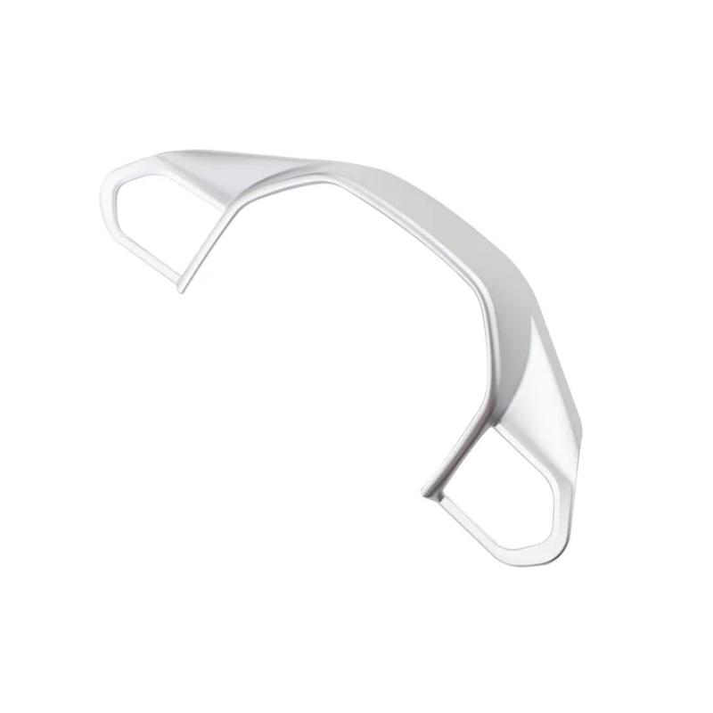 For Peugeot E-208 508 208 3008 GT 4008 5008 2016-2020 Car Steering Wheel Panel Cover Sequins Trim Accessories ABS silver