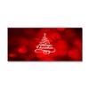 Red Christmas Anti Slip Kitchen Floor Mat, Absorbent Anti Fatigue Decorative Carpet, Indoor Home Decoration