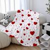 Flannel Romantic Love Printed Blanket Valentine's Day Shawl Nap Blanket Soft Skin-friendly Leisure Sofa Blanket Blanket