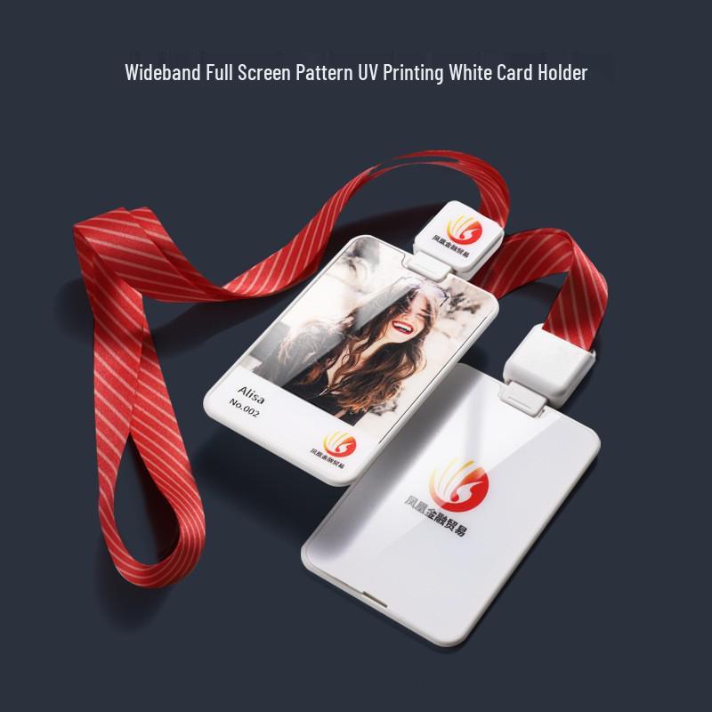 Retractable Full-Screen Lanyard ID Card Holder | Personalized Creative Badge Holder