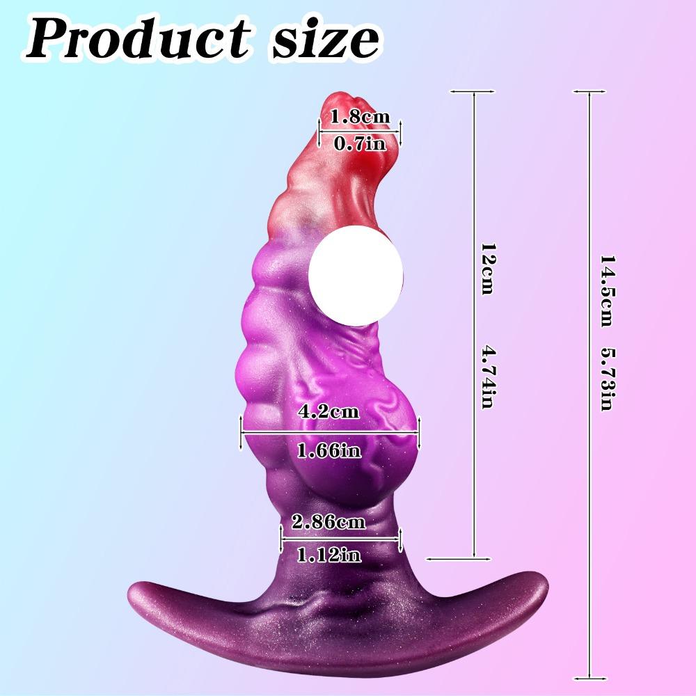 Liquid Silicone Realistic Dildo & Alien Anal Plug – Body-Safe Adult Toy for Men & Women