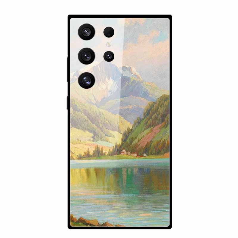 Handyhülle Für Samsung Galaxy S25 S24 Ultra Plus Luxus Schutzhülle Stoßfeste Abdeckung Für Samsung S 24 FE Hartes Gehärtetes Glas Schale