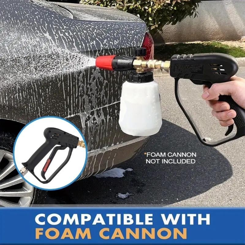 Heavy Duty Washer Guns 10.5 GPM Flowing Rate Ergonomic Handle Foam Sprayer Car Washing Accessories