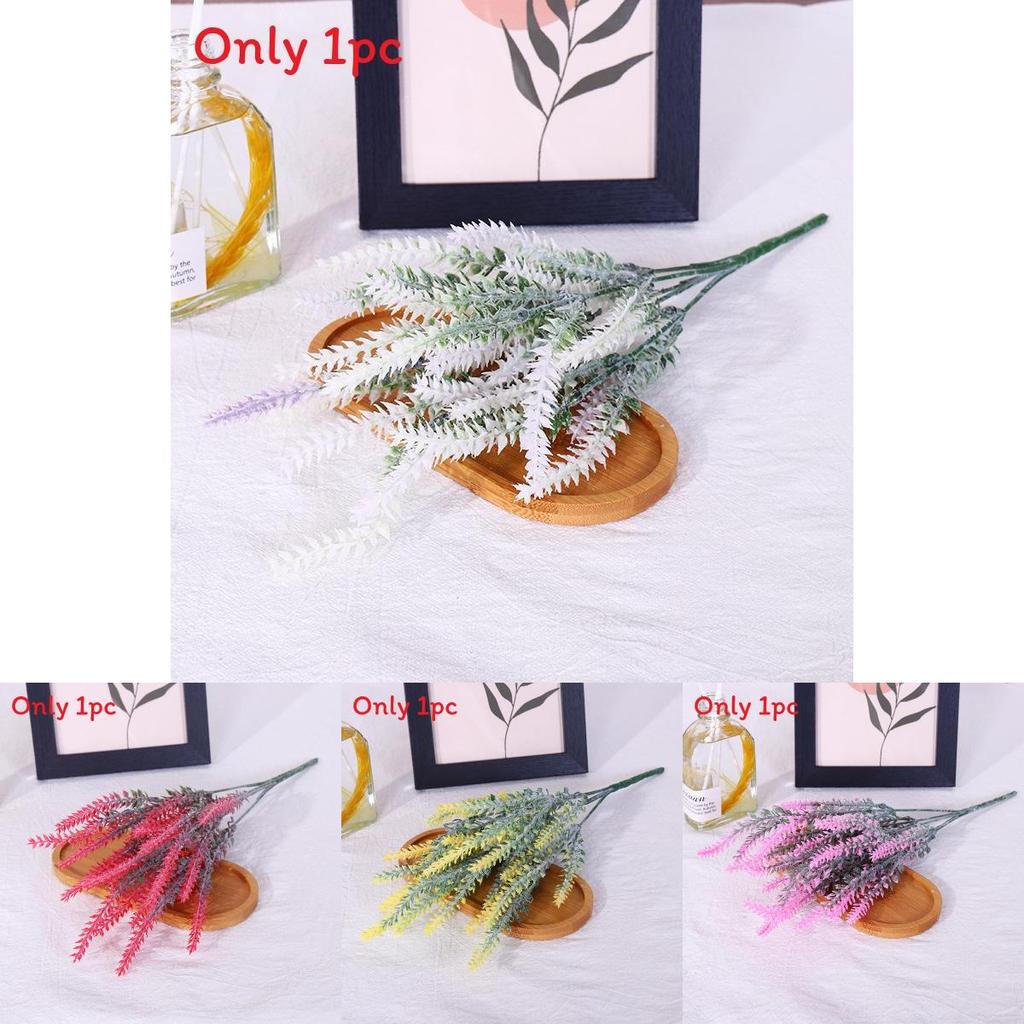 Faux Lavender Silk Flocked Stems For Outdoor Photography And Events