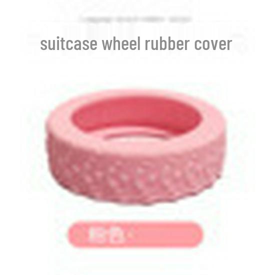 Silent Travel Suitcase Wheel Cover: Protective Silicone Replacement for Universal Luggage Rollers