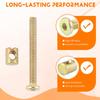 A96I-Hex Socket Head Cap Screws Bolts Furniture Bolt With Threaded M 6 X 55 MM Barrel Nuts Cross Dowel Slotted Furniture Nut For