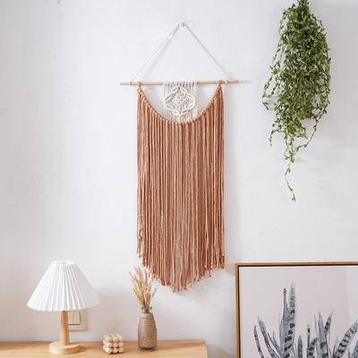 Handwoven Boho Tapestry Hand Woven Crafts Ornament Decor for Kids Room Nursery Kindergarten Decor Supplies Accessory