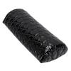 Nail Arm Rest Heart Design PU Leather Manicure Hand Support Arm Cushion for Salon Home Use Black