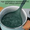 Grande Mestolo Colino Scolapasta in Plastica Resistente al Calore Cucchiaio per Pasta Pala Drenaggio Cibo per Cucinare e Cuocere al Forno Scolapasta Forato