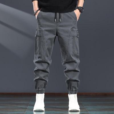 Men's American Retro Loose Fit Cargo Jogger Pants