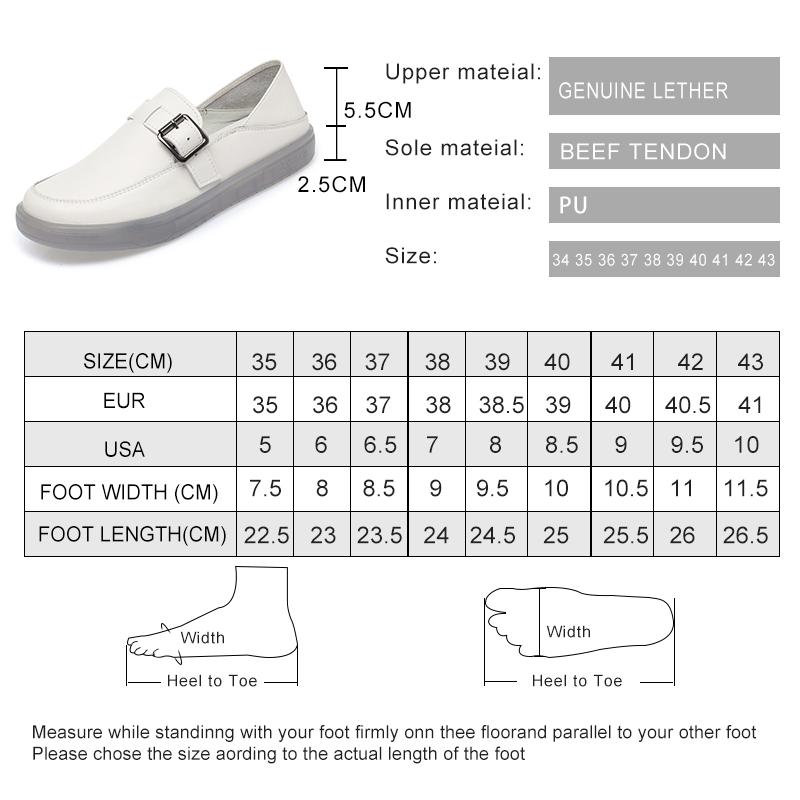 Fashion AIYUQI Loafers Woman Genuine Leather 2025 Spring New Student Sneakers Girl Flat Large Size Nurse Shoes Girl