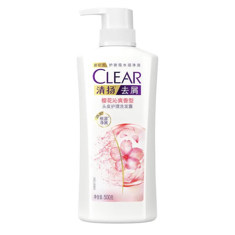 Clear Cherry Blossom Dew Shampoo