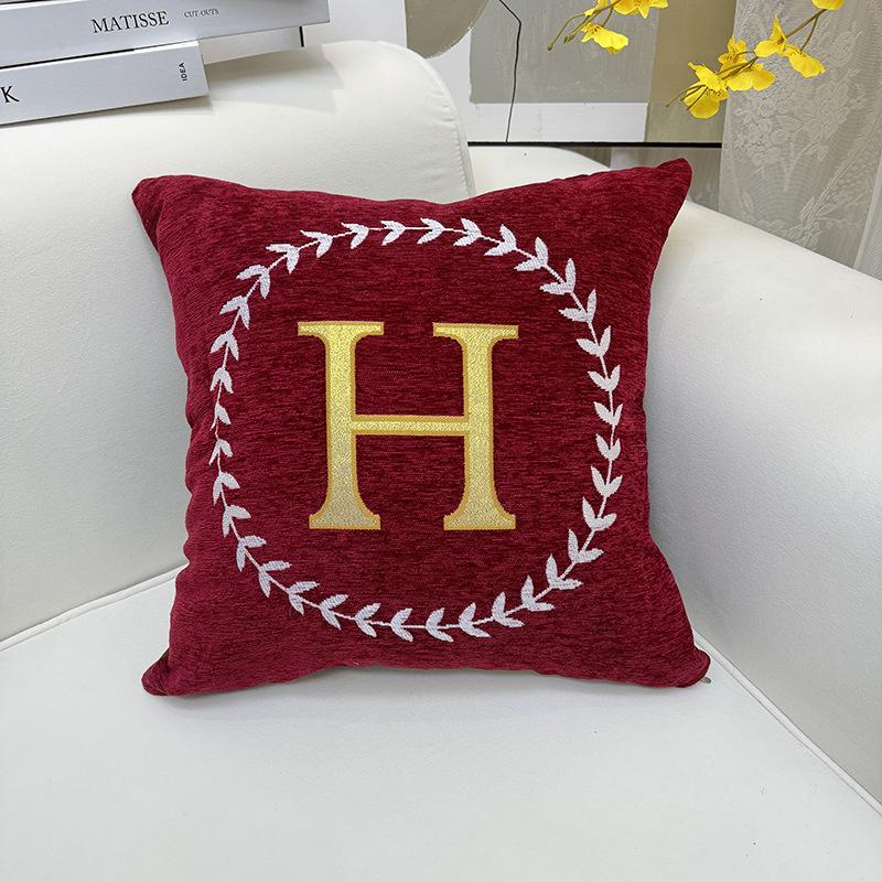 Chenille Jacquard Luxury Pillowcase - White Horse Design